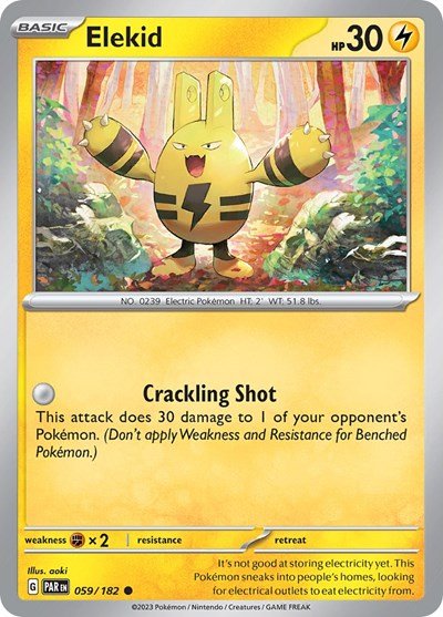 Elekid (Scarlet and Violet: Paradox Rift) Near Mint - Nick Nack's Full Frontal Attack