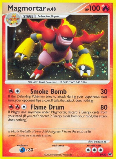 Magmortar (Diamond and Pearl Promos) Light Play Holofoil