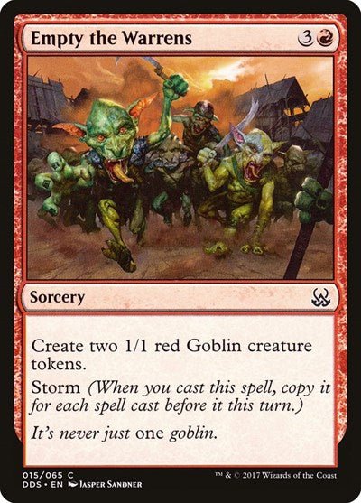 Empty the Warrens (Duel Decks: Mind vs Might) Near Mint - Nick Nack's Full Frontal Attack
