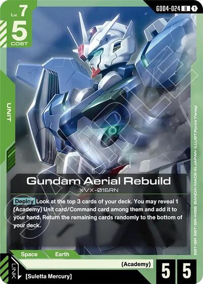 Gundam Aerial Rebuild (Phantom Aria) Near Mint