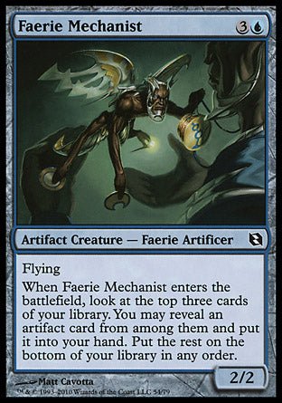 Faerie Mechanist (Duel Decks: Elspeth vs Tezzeret) Near Mint - Nick Nack's Full Frontal Attack