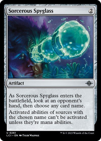Sorcerous Spyglass (The Lost Caverns of Ixalan) Near Mint - Nick Nack's Full Frontal Attack