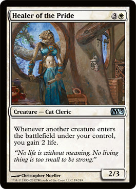 Healer of the Pride (Magic 2013 Core Set) Light Play