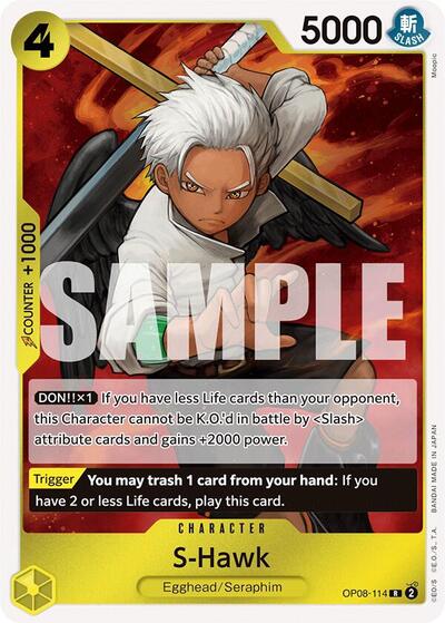 S - Hawk (Two Legends) Near Mint Foil - Nick Nack's Full Frontal Attack