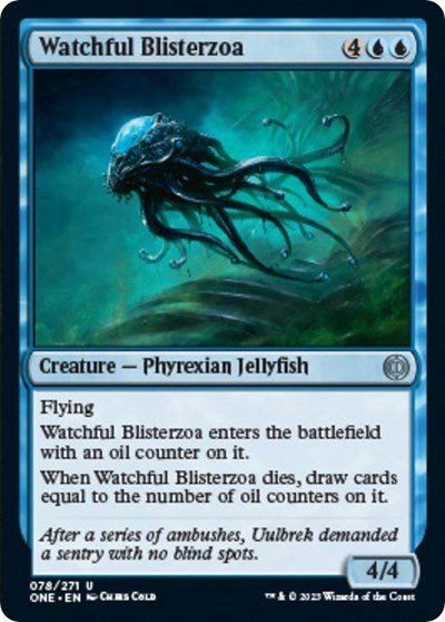Watchful Blisterzoa (Phyrexia: All Will Be One) Near Mint - Nick Nack's Full Frontal Attack