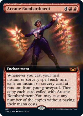 Arcane Bombardment (Extended Art) (Streets of New Capenna) Near Mint
