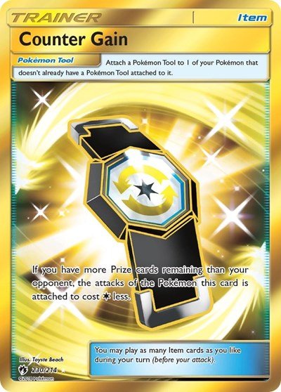 Counter Gain (Secret) (SM - Lost Thunder) Near Mint Holofoil - Nick Nack's Full Frontal Attack