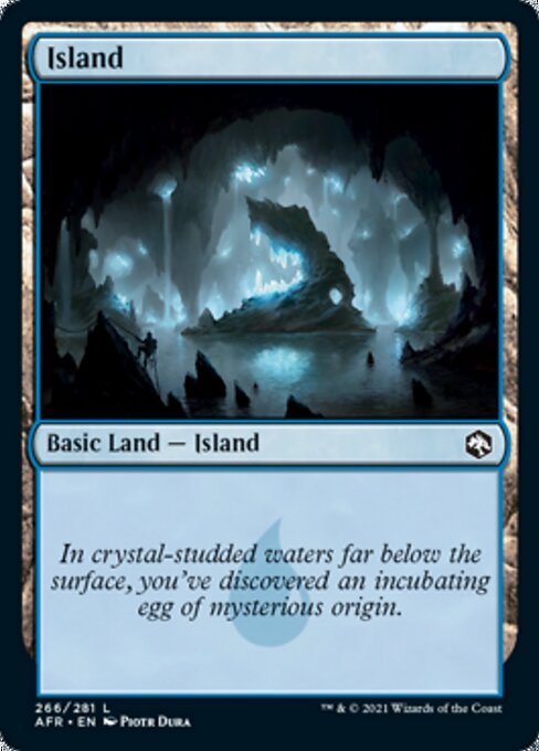 Island (266) (Adventures in the Forgotten Realms) Near Mint - Nick Nack's Full Frontal Attack