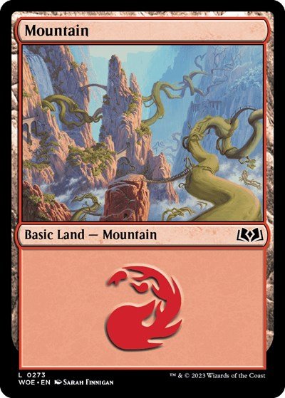 Mountain (0273) (Wilds of Eldraine) Near Mint - Nick Nack's Full Frontal Attack