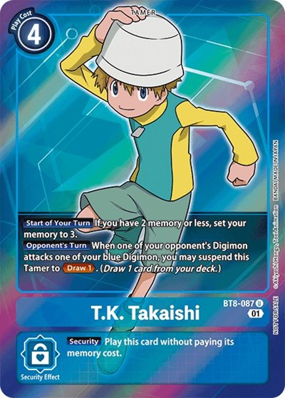 T.K. Takaishi (Box Topper) (New Awakening) Near Mint Foil