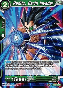 Raditz, Earth Invader (Assault of the Saiyans) Near Mint Foil