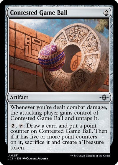 Contested Game Ball (The Lost Caverns of Ixalan) Near Mint - Nick Nack's Full Frontal Attack