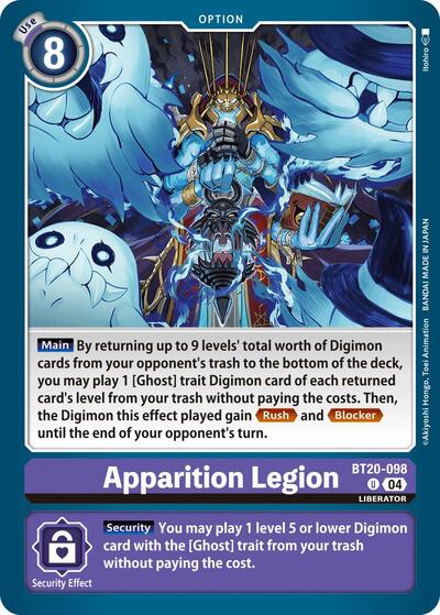 Apparition Legion (Release Special Booster 2.5) Damaged / Poor