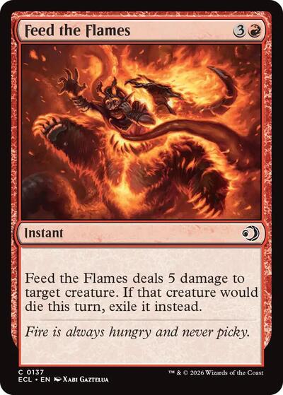 Feed the Flames (Lorwyn Eclipsed) Near Mint - Nick Nack's Full Frontal Attack
