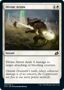 Divine Arrow (Ikoria: Lair of Behemoths) Near Mint - Nick Nack's Full Frontal Attack