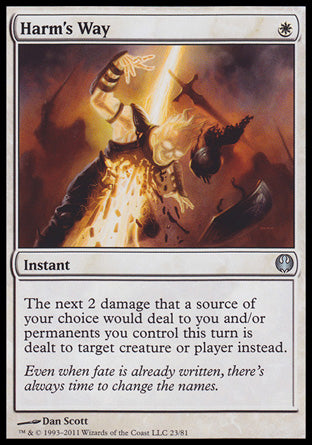 Harm's Way (Duel Decks: Knights vs Dragons) Near Mint