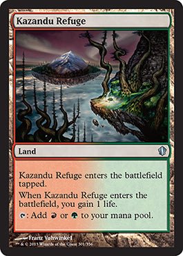 Kazandu Refuge (Commander 2013 Edition) Near Mint - Nick Nack's Full Frontal Attack