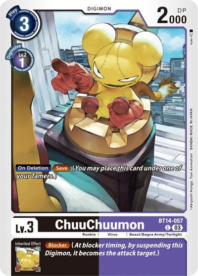 ChuuChuumon (Blast Ace) Near Mint - Nick Nack's Full Frontal Attack