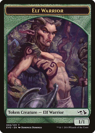 Elf Warrior Token (Duel Decks: Anthology) Near Mint - Nick Nack's Full Frontal Attack