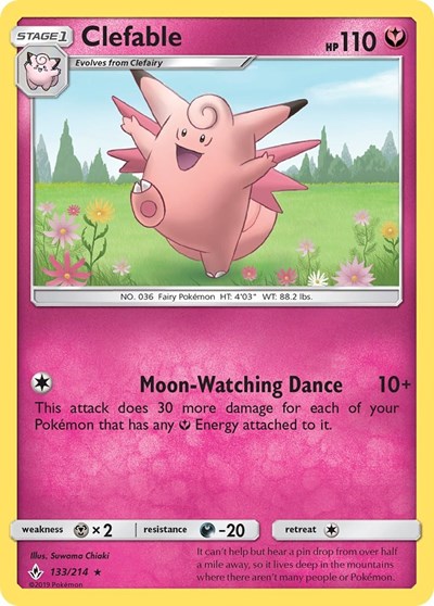 Clefable (SM - Unbroken Bonds) Near Mint