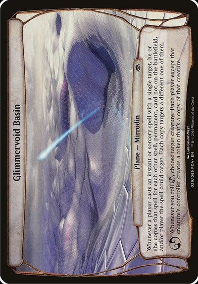 Glimmervoid Basin (Planechase Anthology) (Oversize Cards) Near Mint