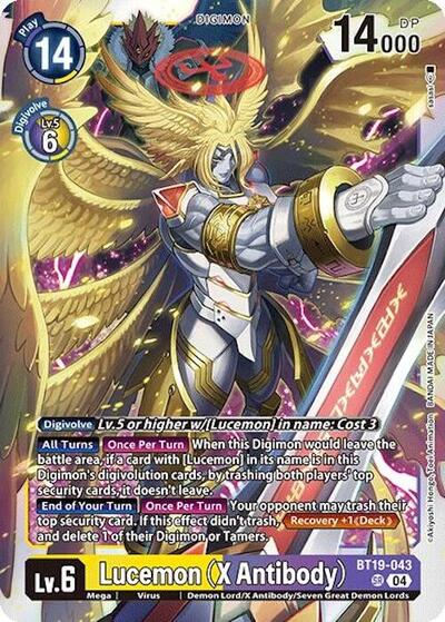 Lucemon (X Antibody) (Release Special Booster 2.0) Near Mint Foil