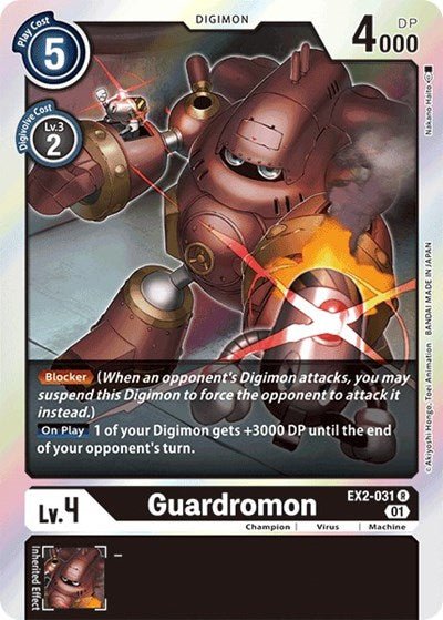 Guardromon (Digital Hazard) Near Mint Foil - Nick Nack's Full Frontal Attack