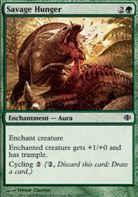 Savage Hunger (Shards of Alara) Light Play - Nick Nack's Full Frontal Attack