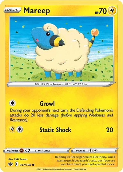 Mareep (SWSH06: Chilling Reign) Near Mint