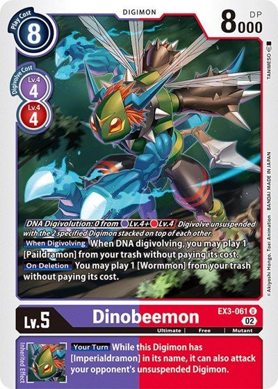 Dinobeemon (Draconic Roar) Near Mint - Nick Nack's Full Frontal Attack