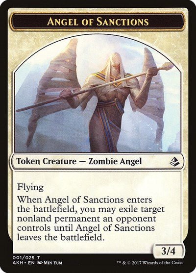 Angel of Sanctions Token (Amonkhet) Near Mint - Nick Nack's Full Frontal Attack