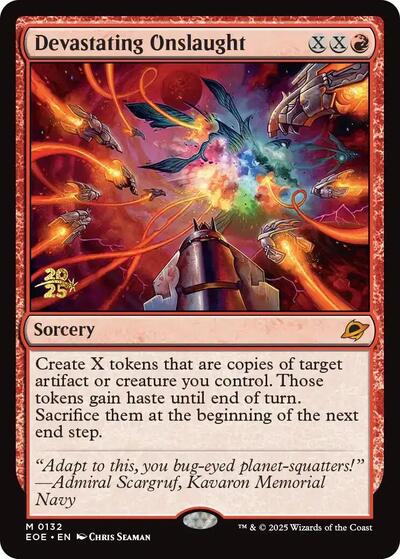 Devastating Onslaught (Promos: Prerelease Cards) Near Mint Foil - Nick Nack's Full Frontal Attack
