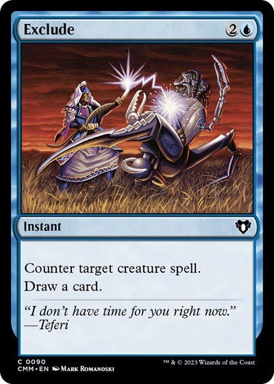 Exclude (Commander Masters) Near Mint - Nick Nack's Full Frontal Attack