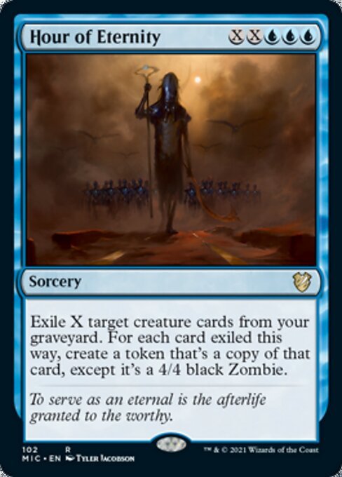 Hour of Eternity (Commander 2021 Midnight Hunt) Near Mint - Nick Nack's Full Frontal Attack