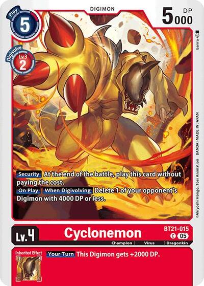 Cyclonemon (World Convergence) Near Mint - Nick Nack's Full Frontal Attack