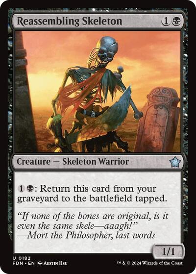 Reassembling Skeleton (Foundations) Near Mint - Nick Nack's Full Frontal Attack