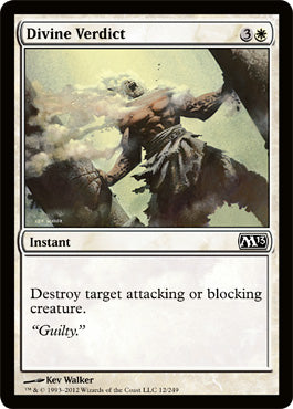 Divine Verdict (Magic 2013 Core Set) Light Play