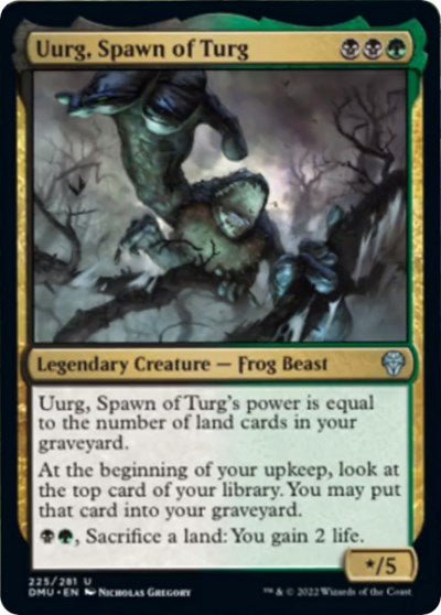 Uurg, Spawn of Turg (Dominaria United) Near Mint - Nick Nack's Full Frontal Attack