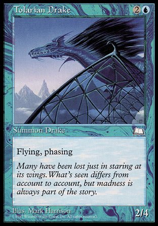 Tolarian Drake (Weatherlight) Light Play - Nick Nack's Full Frontal Attack