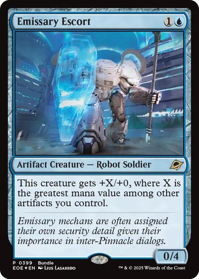 Emissary Escort (EOE Bundle) (Promos: Unique and Miscellaneous) Near Mint Foil - Nick Nack's Full Frontal Attack