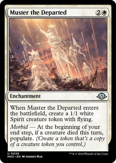 Muster the Departed (Modern Horizons 3) Near Mint - Nick Nack's Full Frontal Attack