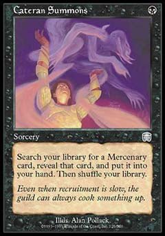 Cateran Summons (Mercadian Masques) Medium Play - Nick Nack's Full Frontal Attack