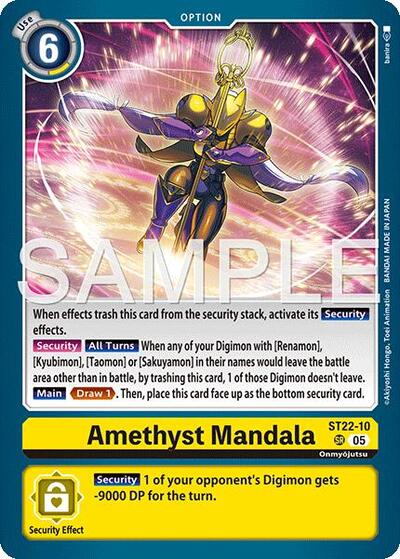 Amethyst Mandala (Starter Deck 22: Amethyst Mandala Advanced Deck Set) Near Mint Foil