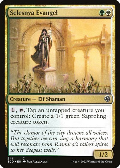 Selesnya Evangel (Commander 2022 Starter Decks) Near Mint - Nick Nack's Full Frontal Attack