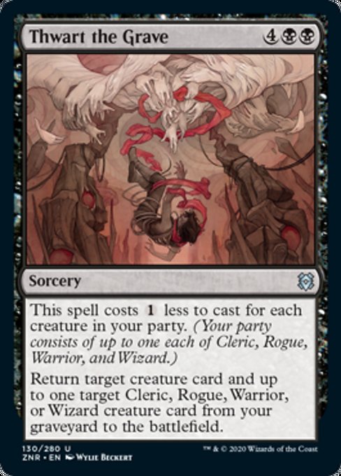 Thwart the Grave (Zendikar Rising) Near Mint