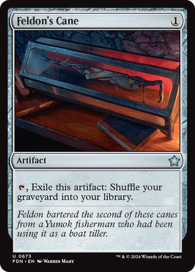 Feldon's Cane (Foundations) Near Mint