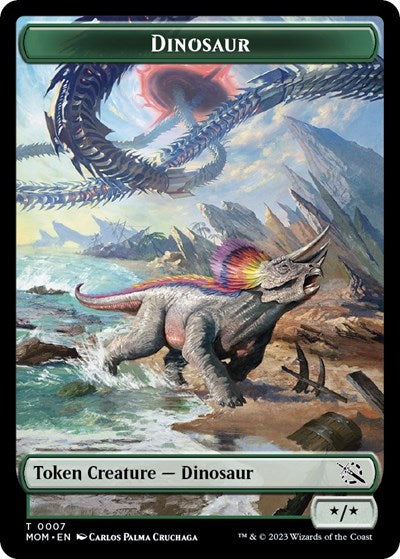 Dinosaur Token (March of the Machine) Near Mint