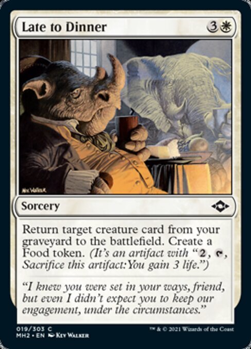 Late to Dinner (Modern Horizons 2) Near Mint - Nick Nack's Full Frontal Attack