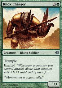Rhox Charger (Shards of Alara) Light Play - Nick Nack's Full Frontal Attack