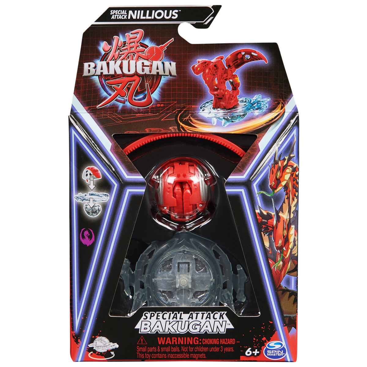 Bakugan 3.0 Special Attack Nillious Red